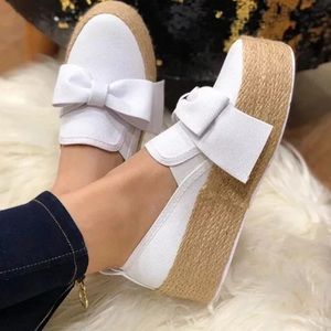 Slip On Sneakers with Bow